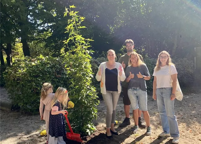 Baumchallenge im Kindergarten